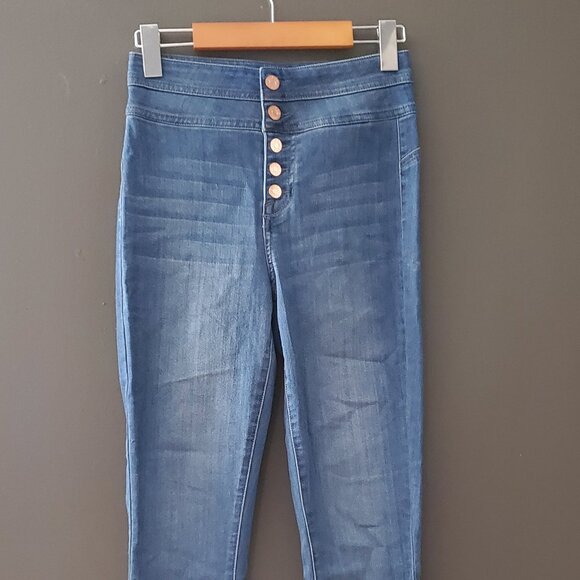 Corset High Rise Skinny Jeans - Picture 1 of 4